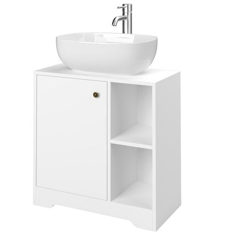 Sink Cabinet 23.6'' Bathroom Vanity Base White
