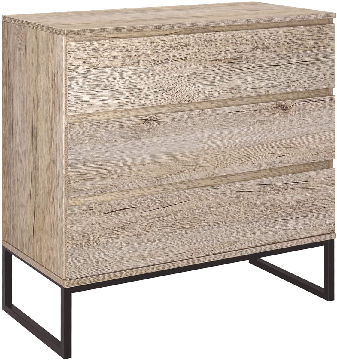 Homfa 3 Drawer Chest, Storage Dresser Cabinet with Steel Legs, Collect –  myhomfa