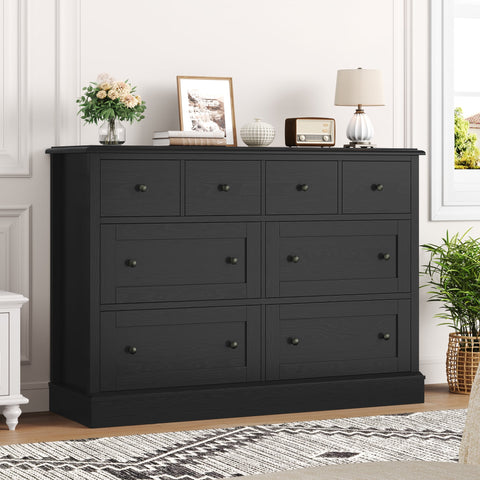 Homfa 8 Drawer Horizontal Combo Dresser for Bedroom