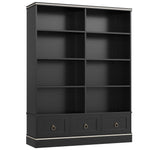 Homfa Bookcase with 3 Drawer