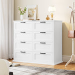 Homfa Horizontal 8 Drawer Dresser