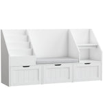 Homfa Kids Bookshelf with Reading Nook