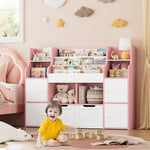 Homfa 4 Doors Kids Bookcase