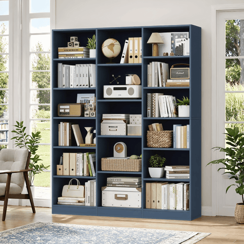 Homfa 72"H Kitchen Pantry Storage Cabinet, 8 Door Pantry Cabinet with Microwave Stand & Wine Rack for Kitchen, Dining Room, Gray
