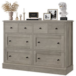 Homfa 8 Drawer Horizontal Combo Dresser for Bedroom