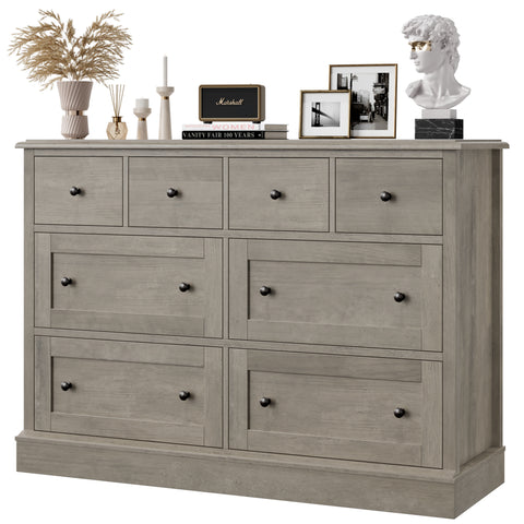 Homfa 8 Drawer Horizontal Combo Dresser for Bedroom