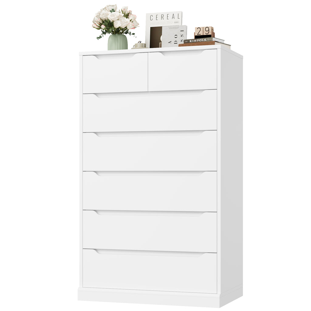 Homfa Vertical 7 Drawer Dresser, 51.3 in Tall Wood Storage Cabinet wit – myhomfa Homfa Vertical 7 Drawer Dresser, 51.3 in Tall Wood Storage Cabinet wit – myhomfa