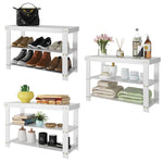 3 Tier Bamboo Shoe Rack Bench Storage Shelf Organizer Sundries/Flower Shelf New