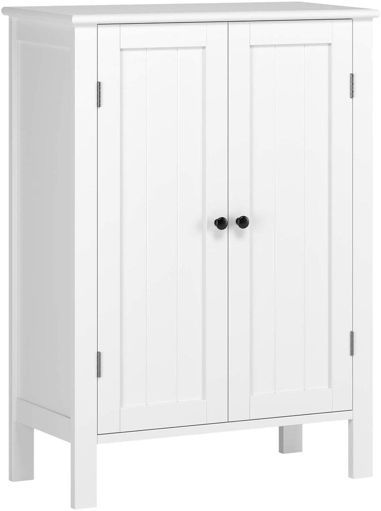 Homfa 3-Drawer Kitchen Storage Cabinet, 76.6'' Tall Cabinet with Clear  Glass Door for Bathroom, White