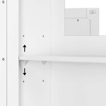 22'' W x 22.8'' H x 5.1'' D Free-Standing Bathroom Cabinet