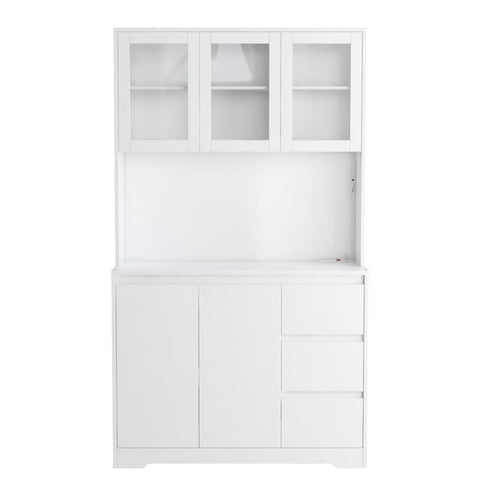 Homfa Kitchen Large Pantry Cabinet