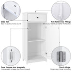 17.7'' W x 39.4'' H x 11.8'' D Free-Standing Bathroom Cabinet