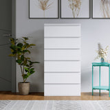 Homfa 6 Drawer 23.6'' W Chest