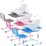 Children Study 27.56in W Art Desk and Chair Set