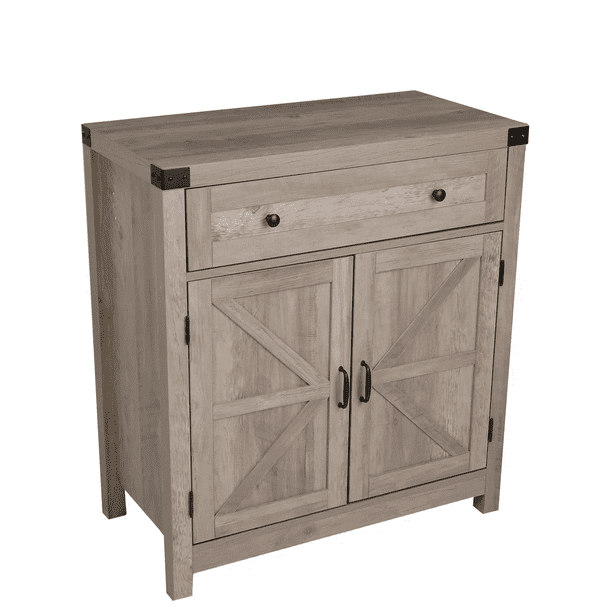 Homfa Kitchen Buffet Sideboard with Drawer, Farmhouse Coffee Bar with ...