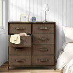 Homfa Bedroom Storage Dresser Tower Shelf Organizer Bins Cabinet Fabric Drawers